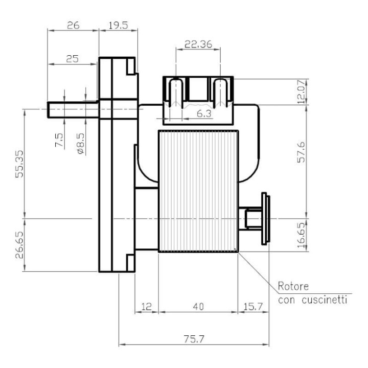 Vendita Motoriduttore Kenta K9117250 stufe a pellet 14702058