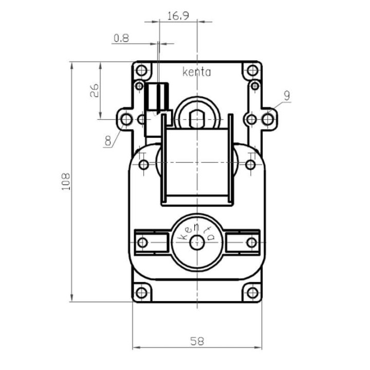 Vendita Motoriduttore Kenta K9117250 stufe a pellet 14702058