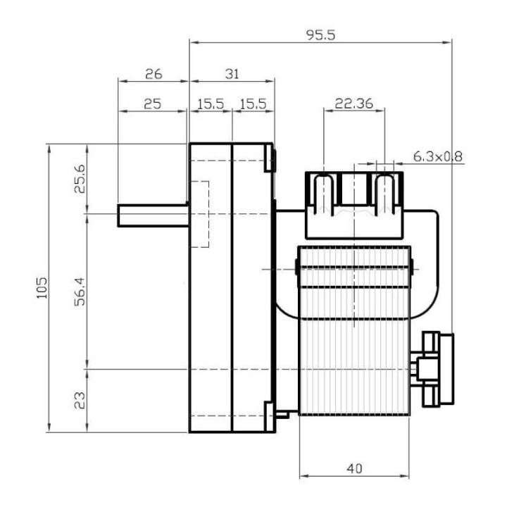 Motoriduttore Kenta K9177350 stufe a pellet 14702074