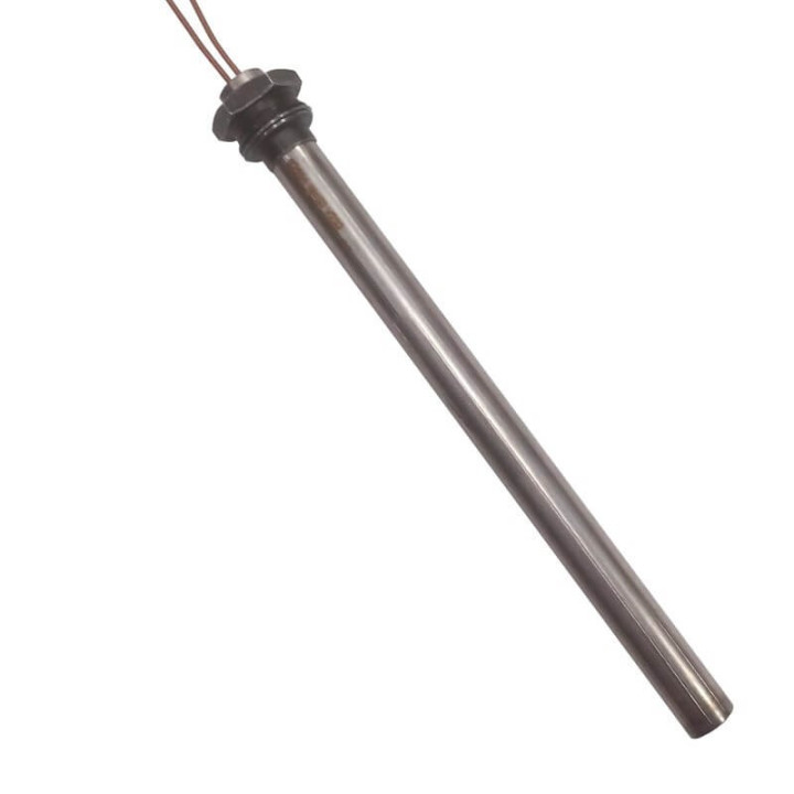 Resistenza accensione con raccordo filettato 1/2" stufe a pellet 14701083