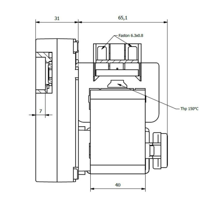 Motoriduttore Kenta K9177294 stufe a pellet 14702063