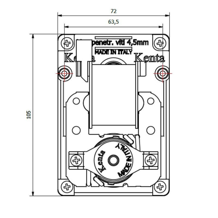 Motoriduttore Kenta K9177294 stufe a pellet 14702063