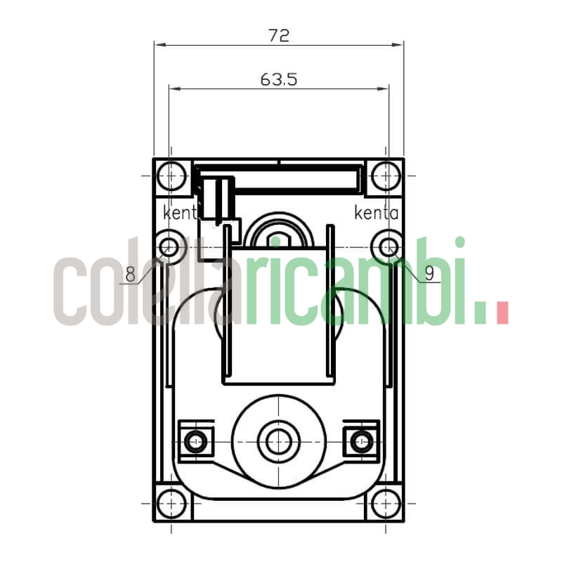 Motoriduttore Kenta K9175051 stufe a pellet 14702065