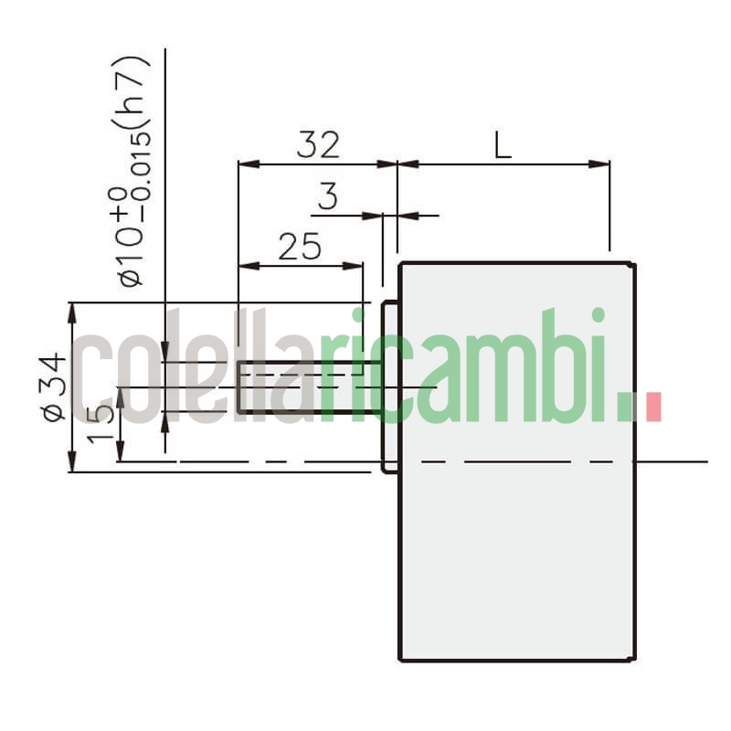 Gruppo riduttore GGM K8G200B stufe a pellet 14702045