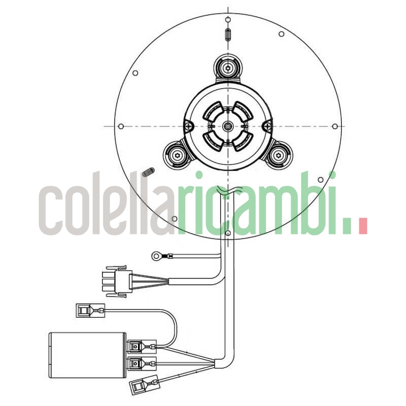 Estrattore aspiratore fumi PL30CE0170 stufe a pellet 14706099