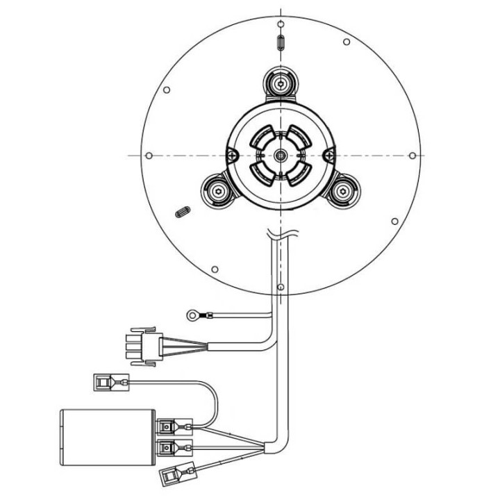 Estrattore aspiratore fumi PL30CE0170 stufe a pellet 14706099