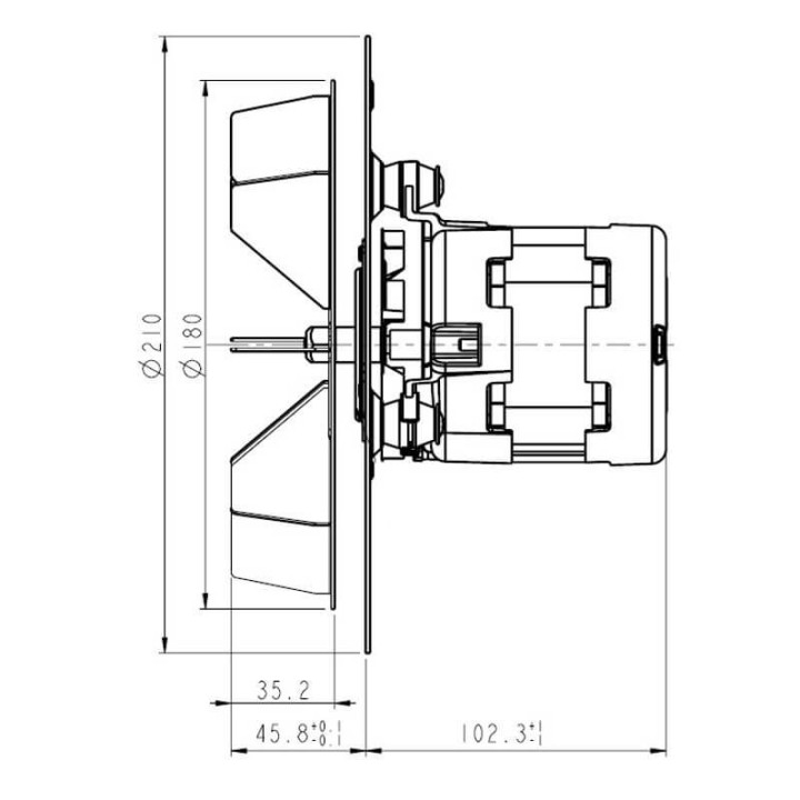 Estrattore aspiratore fumi PL30CE0170 stufe a pellet 14706099