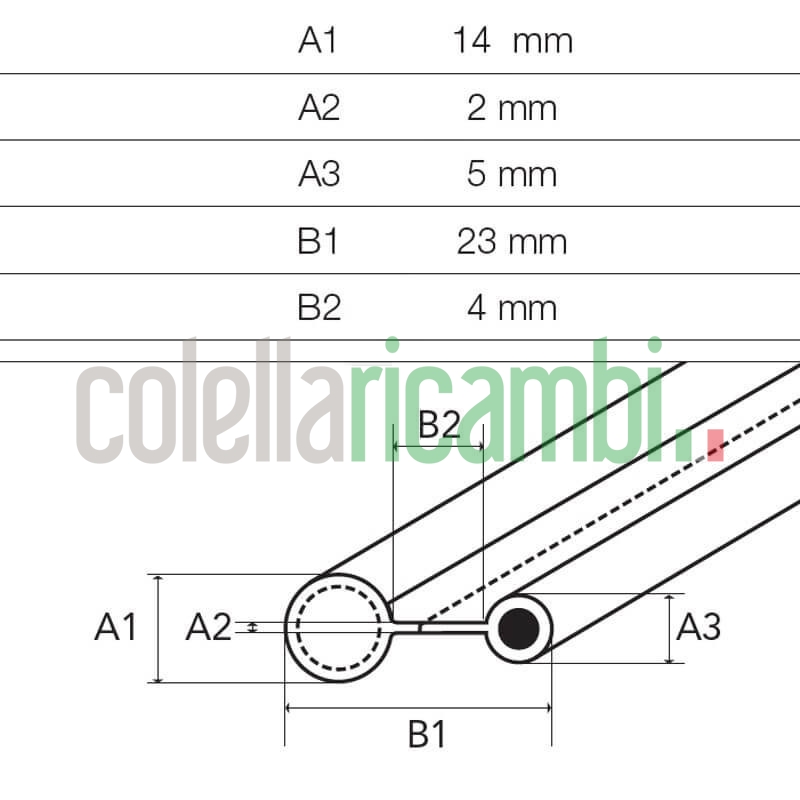 Guarnizione NOTE DE MUSIC nera stufe a pellet 14801042
