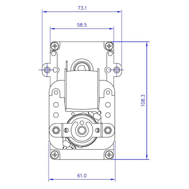 Motoriduttore Mellor KB1014 stufe a pellet 14702020