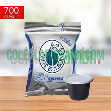 700 Capsule Compatibili Nespresso Caffè Borbone Respresso Miscela Blu