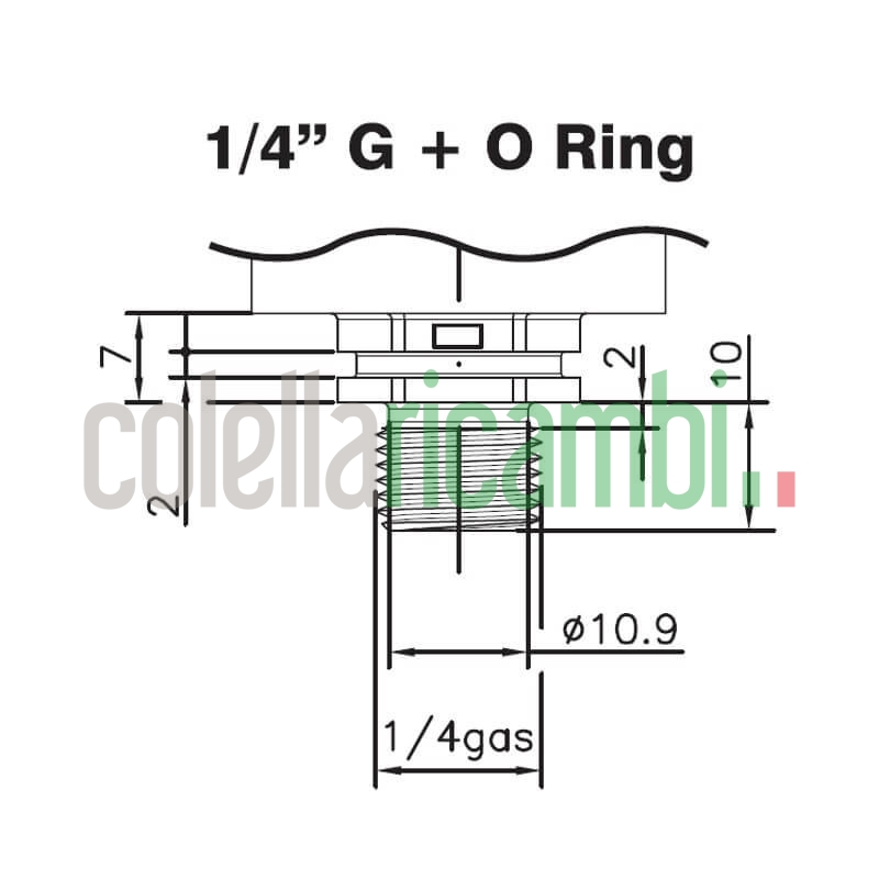 Pressostato acqua 1 bar stufe a pellet 14707000