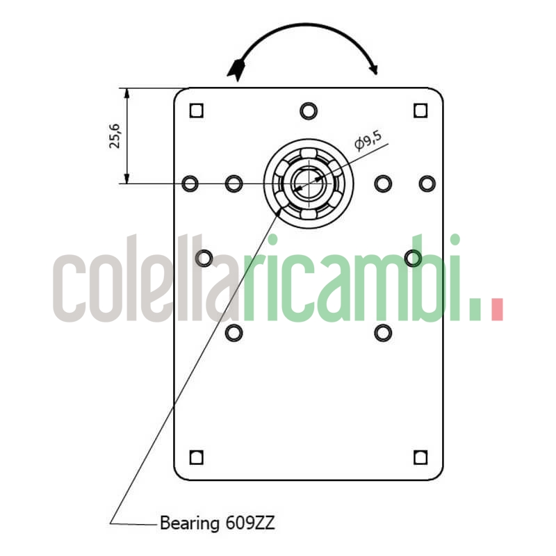 Motoriduttore Kenta K9177280 stufe a pellet 14702080