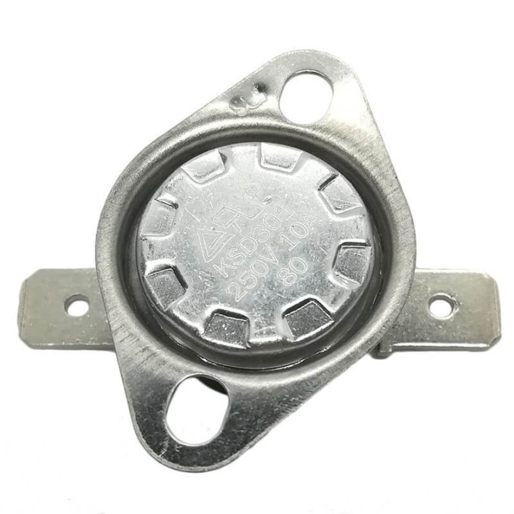 Termostato bimetallico con flangia stufe a pellet 14704032