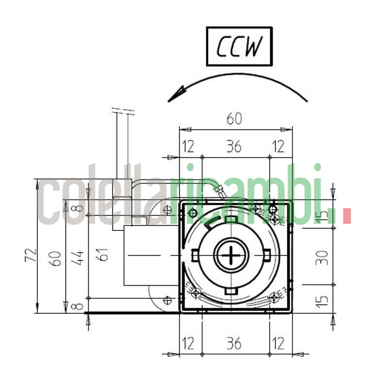 Ventola tangenziale FERGAS 4F32578 stufe a pellet 14706051