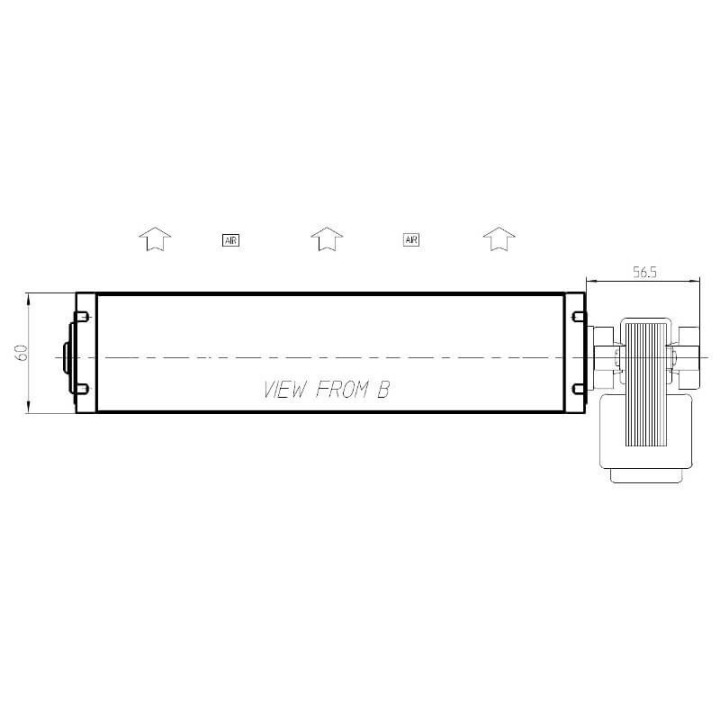Ventola tangenziale FERGAS 4F32578 stufe a pellet 14706051