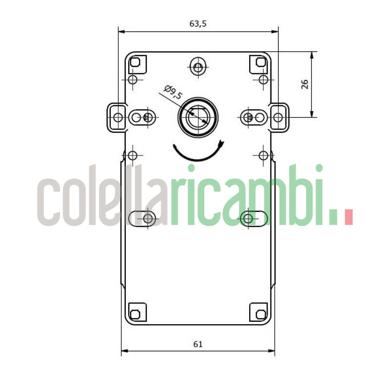 Motoriduttore Kenta K9113000 stufe a pellet 14702085