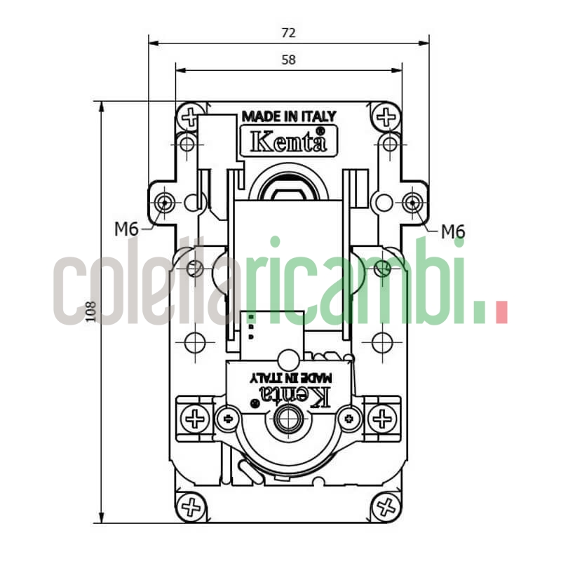 Motoriduttore Kenta K9113000 stufe a pellet 14702085