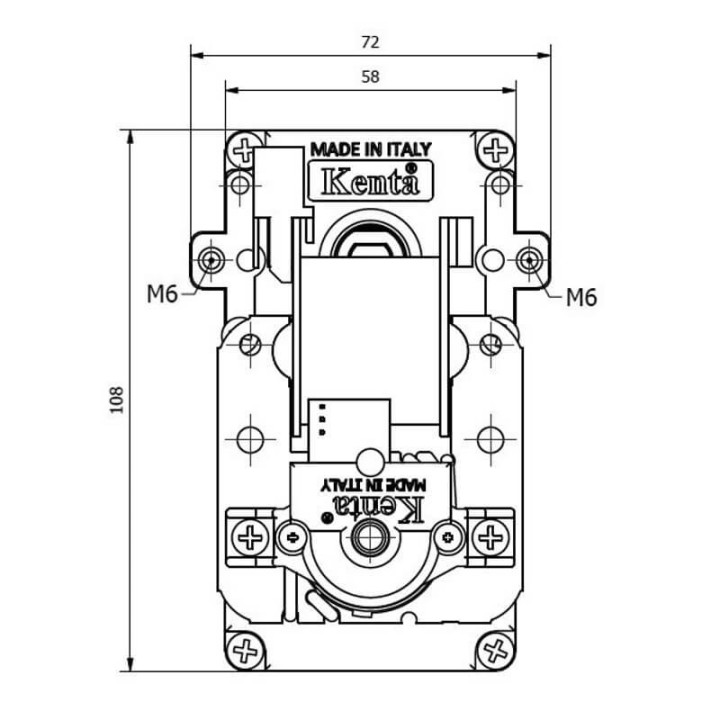 Motoriduttore Kenta K9113000 stufe a pellet 14702085