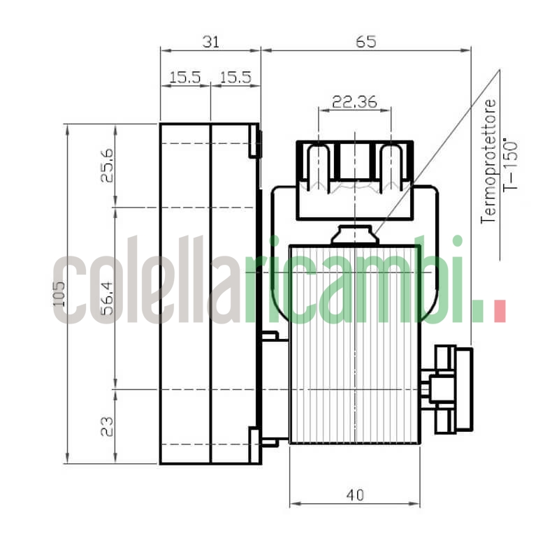 Motoriduttore Kenta K9177315 stufe a pellet 14702082