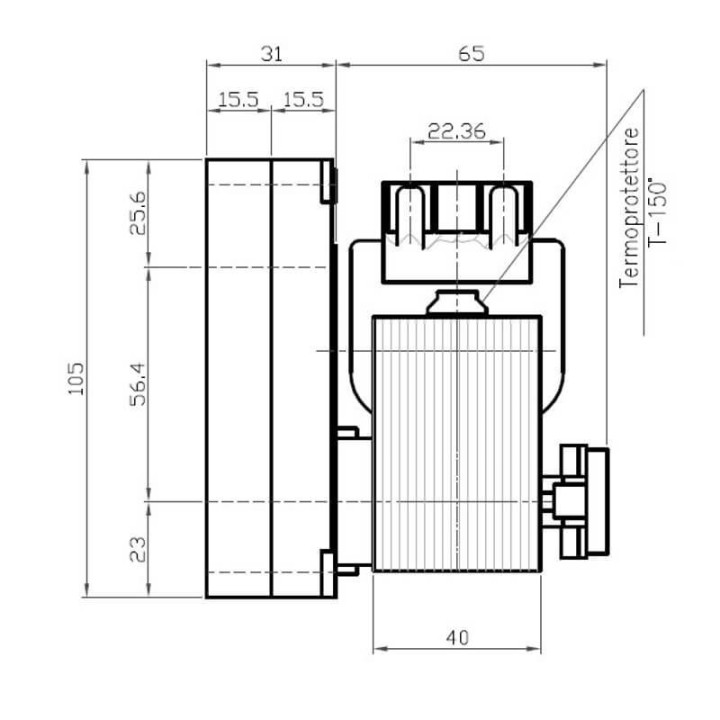 Motoriduttore Kenta K9177315 stufe a pellet 14702082