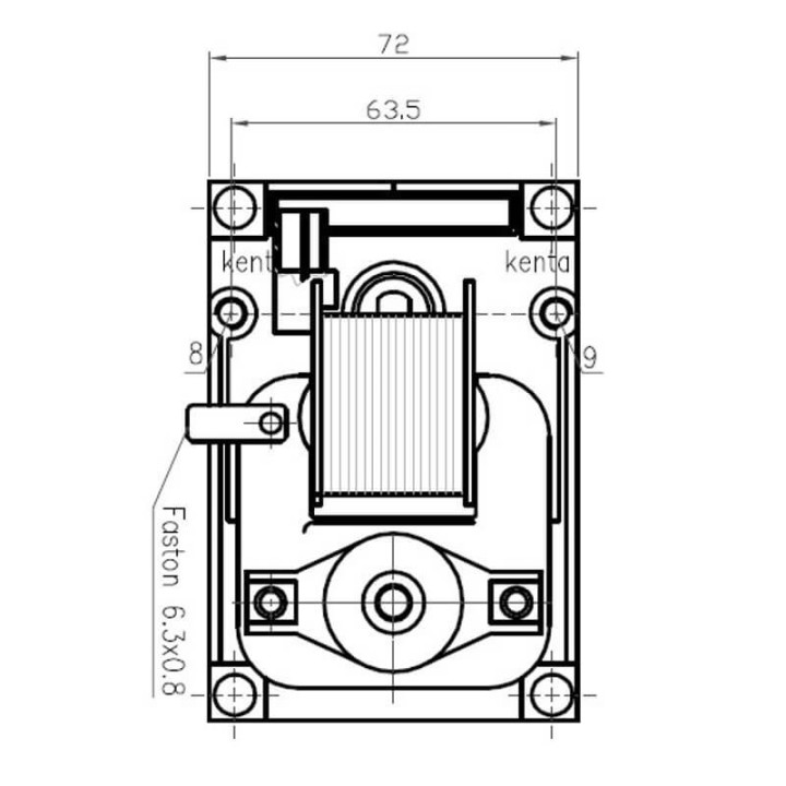 Motoriduttore Kenta K9177315 stufe a pellet 14702082