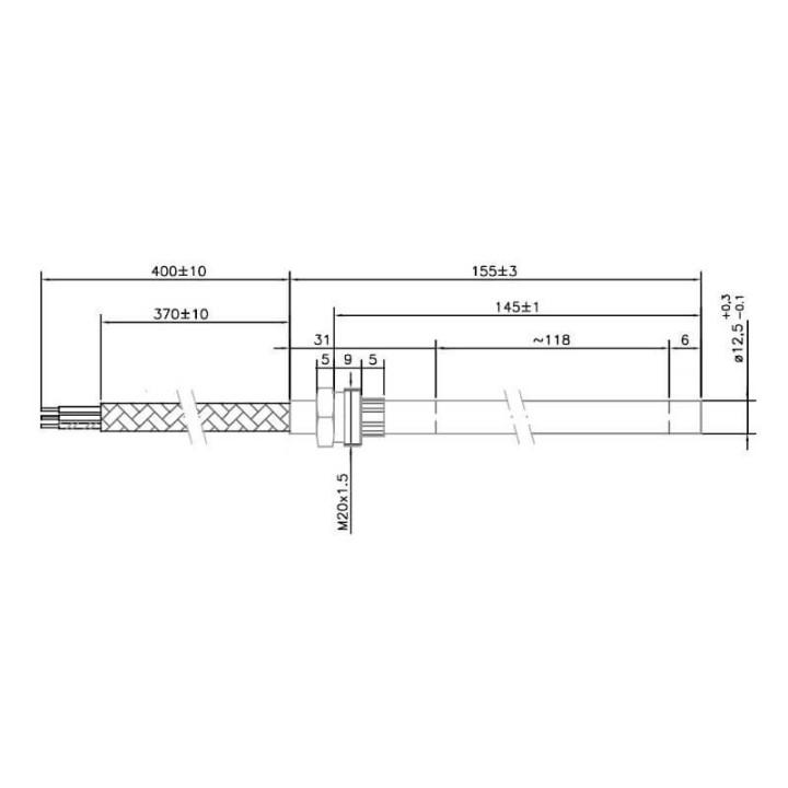 Resistenza accensione HT81382 stufe a pellet 14701101