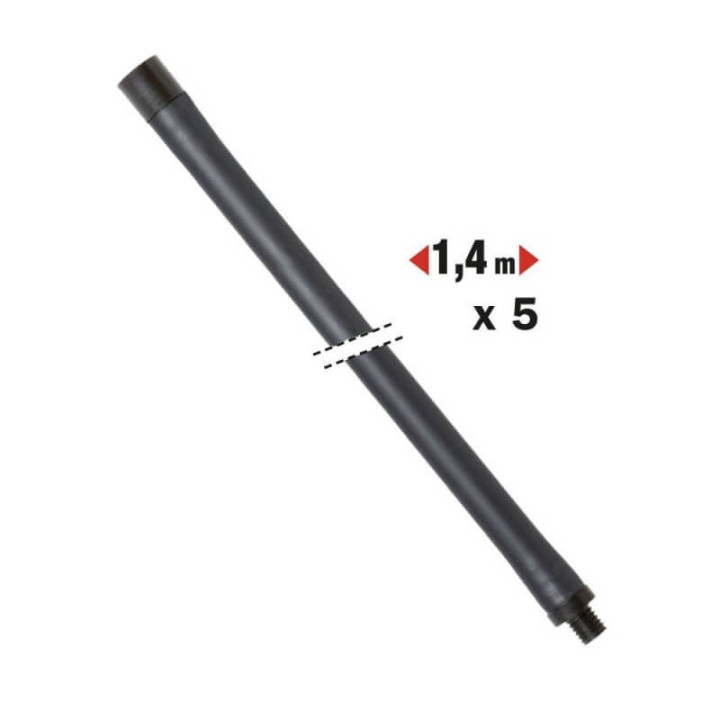 Set 5 aste flessibili per scovoli stufe a pellet 14805020