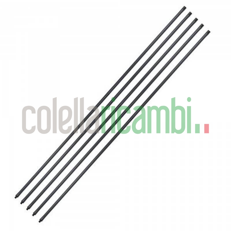 Set 5 aste flessibili per scovoli stufe a pellet 14805020