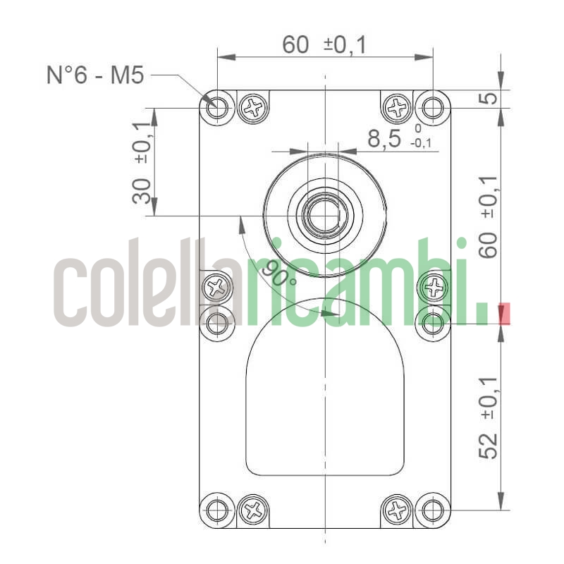 Motoriduttore brushless 24V IPC GMF420D901 stufe a pellet 14702156
