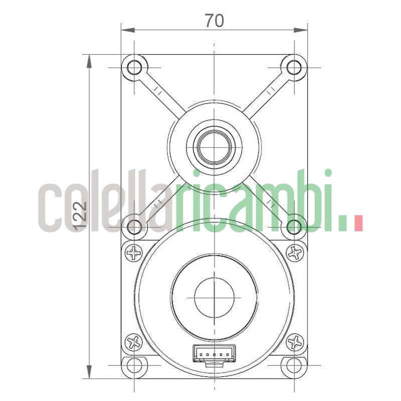Motoriduttore brushless 24V IPC GMF420D901 stufe a pellet 14702156