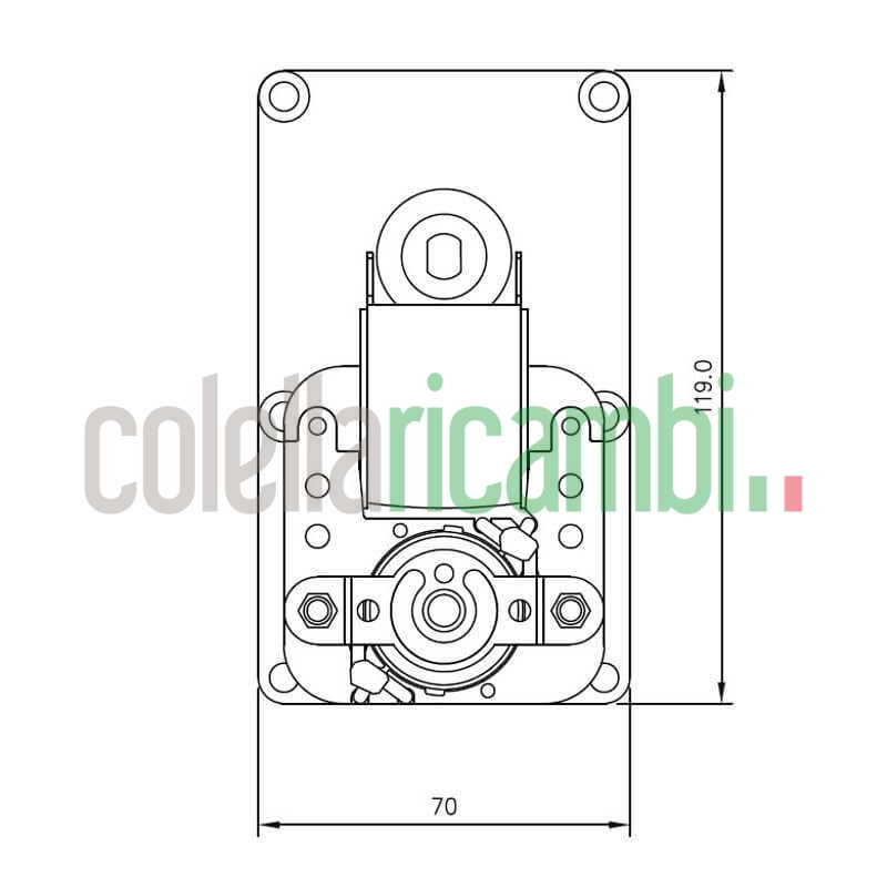Motoriduttore Mellor FB1417 stufe a pellet 14702027