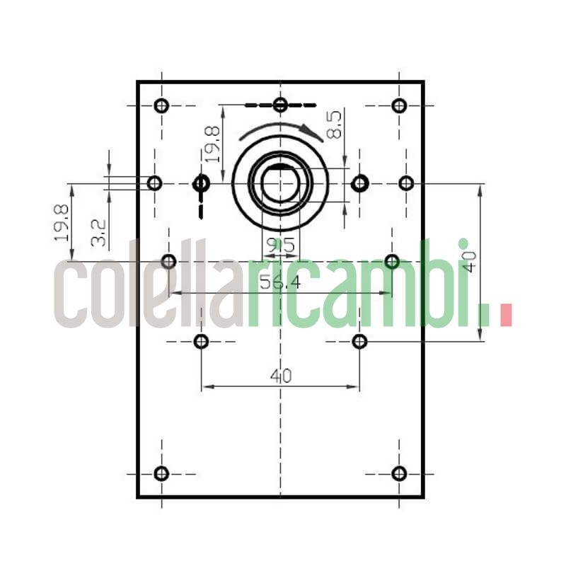 Motoriduttore Kenta K9175150 stufe a pellet 14702084