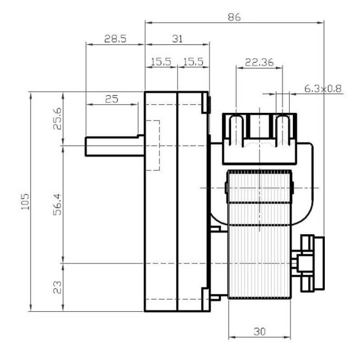 Motoriduttore Kenta K9175150 stufe a pellet 14702084