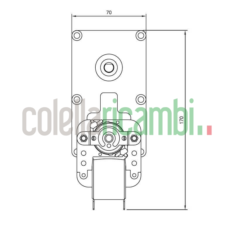 Motoriduttore Mellor FB1349 stufe a pellet 14702029