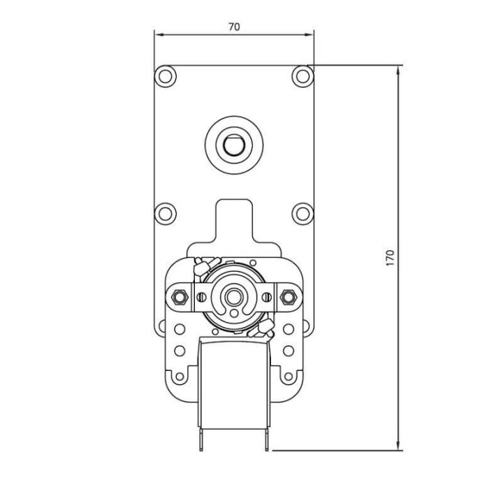 Motoriduttore Mellor FB1349 stufe a pellet 14702029