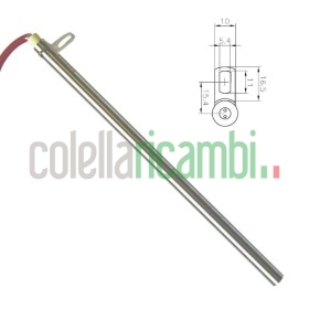 Resistenza accensione con flangia stufe a pellet 14701035