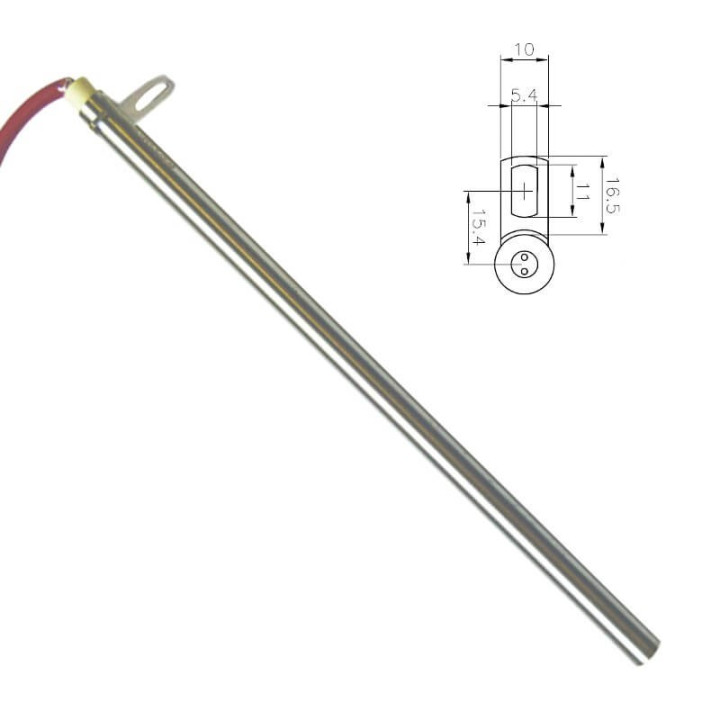 Resistenza accensione con flangia stufe a pellet 14701035