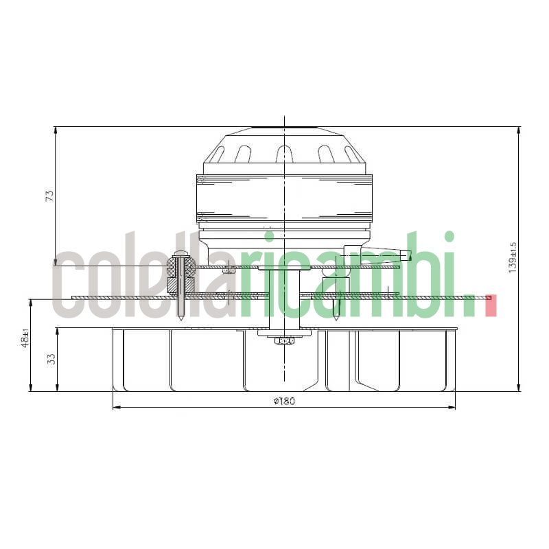 Kit resistenza accensione HT63993 con tubo convogliatore stufe a pellet 14706118