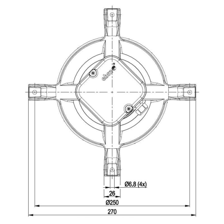 Estrattore - aspiratore fumi EBM R2E180-AH05-27 per stufe a pellet 14706086