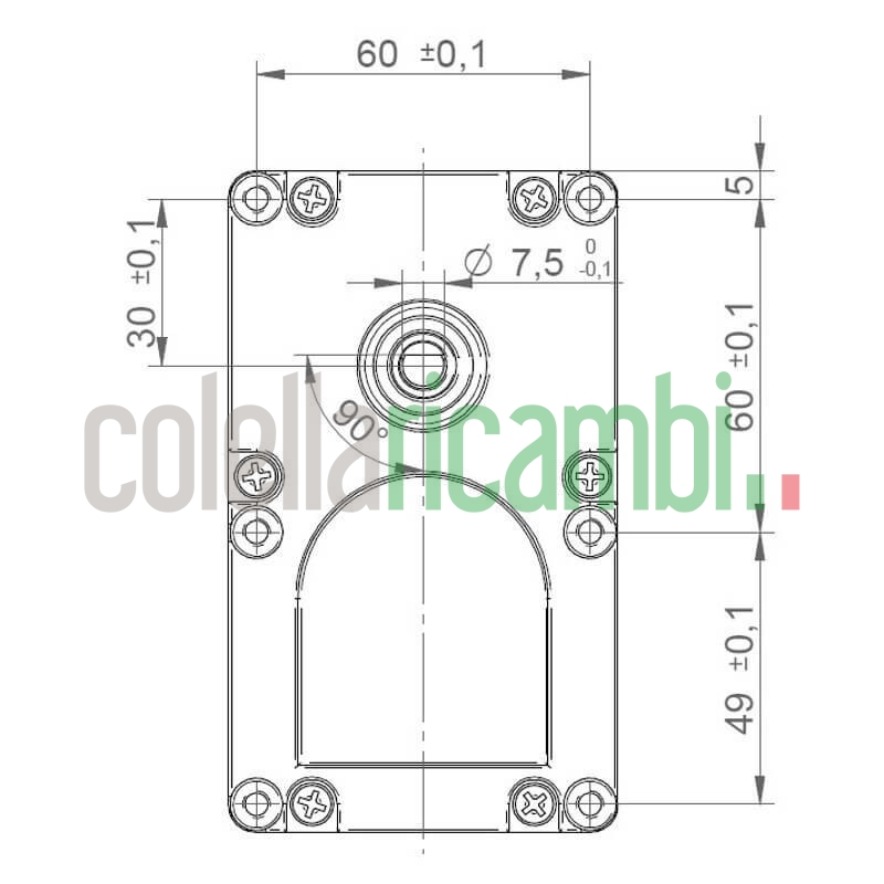 Motoriduttore sincrono IPC GMF220D801 stufe a pellet 14702150