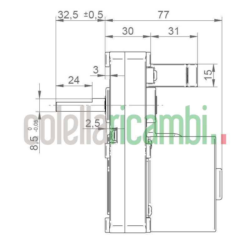 Motoriduttore sincrono IPC GMF220D801 stufe a pellet 14702150