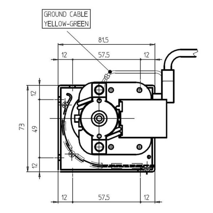 Ventola tangenziale FERGAS 4B30426 stufe a pellet 14706057