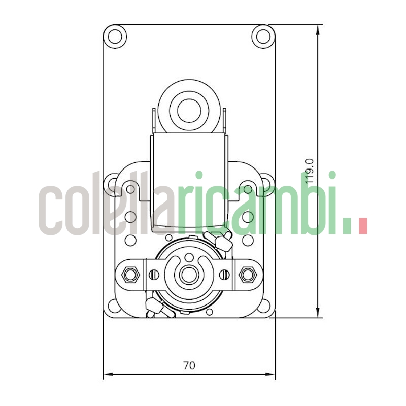 Motoriduttore Mellor FB1344 stufe a pellet 14702026