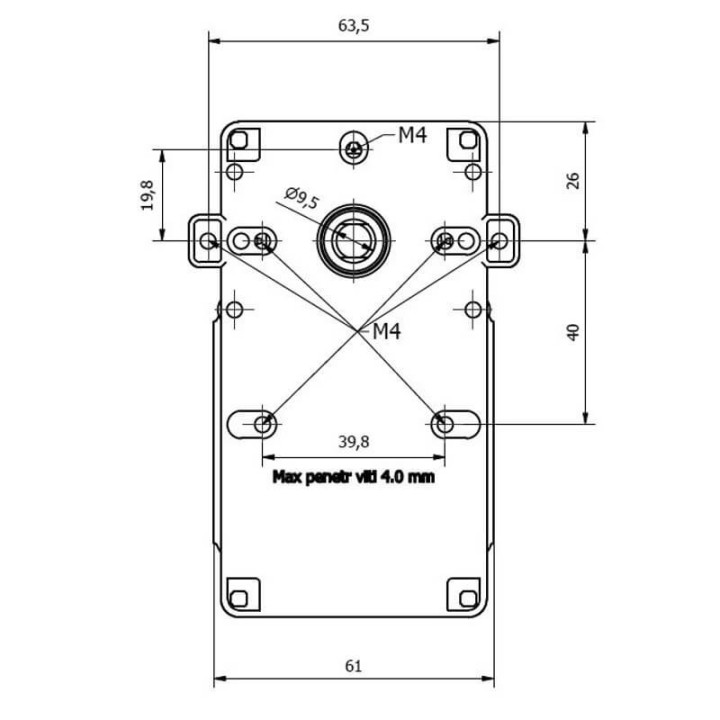 Motoriduttore Kenta K9115058 stufe a pellet 14702083