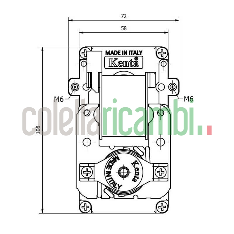 Motoriduttore Kenta K9115058 stufe a pellet 14702083
