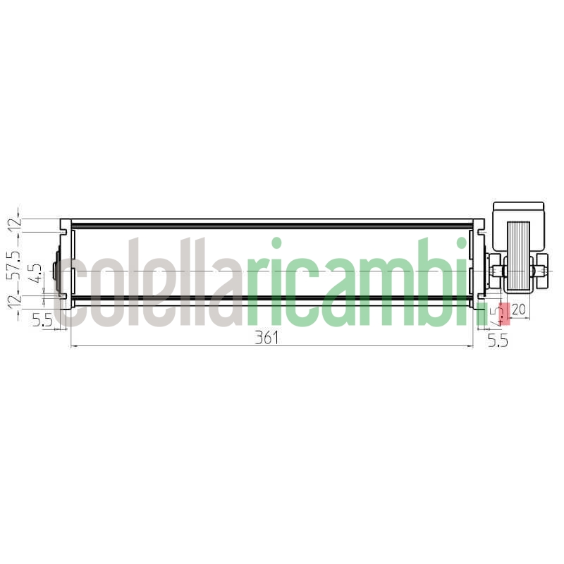 Ventola tangenziale FERGAS 4A3406 stufe a pellet 14706050