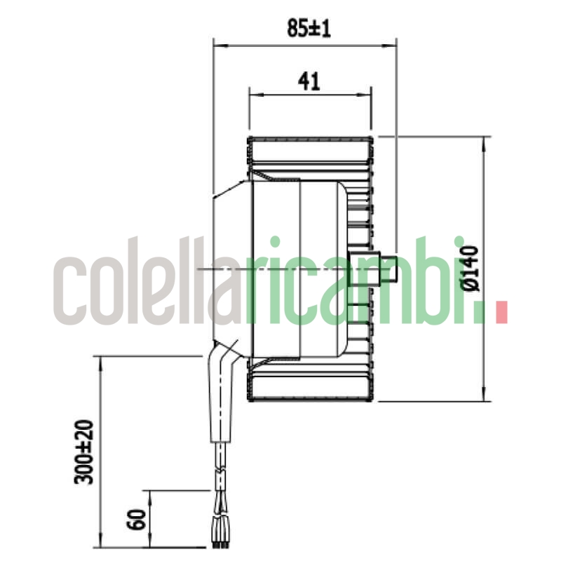 Ventilatore centrifugo MES M15 91923 CLF stufe a pellet 14706089