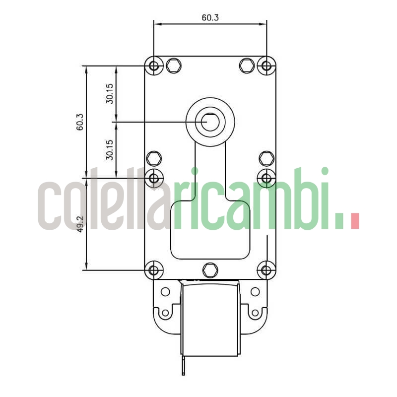 Motoriduttore Mellor FB1365 stufe a pellet 14702032