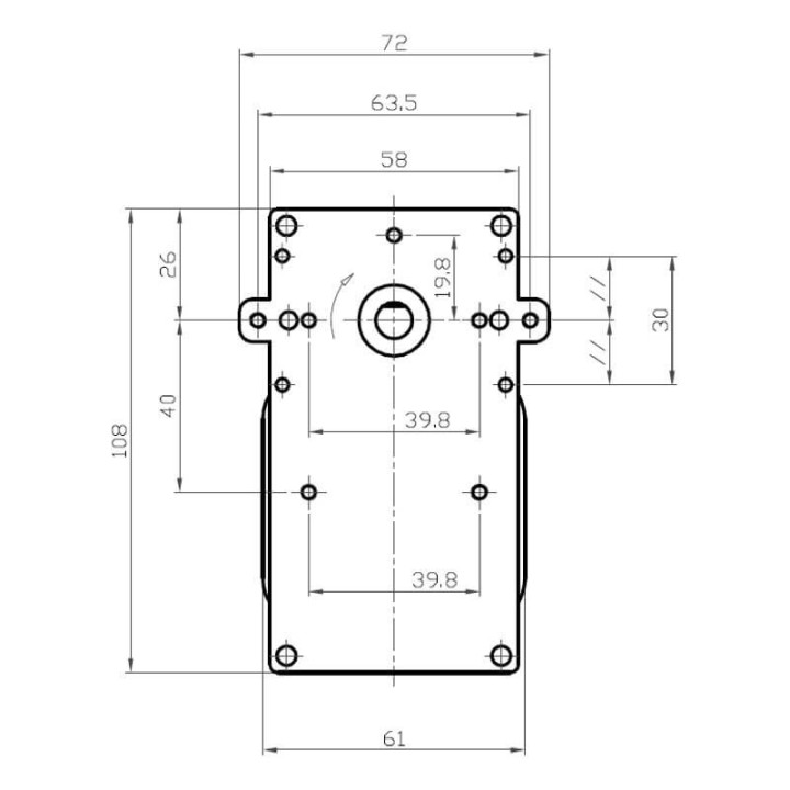 Motoriduttore Kenta K9117304 stufe a pellet 14702064