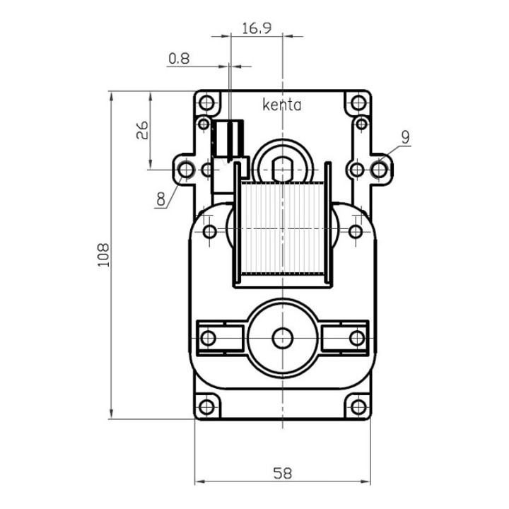 Motoriduttore Kenta K9115002 stufe a pellet 14702087